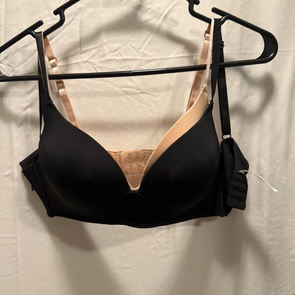 Sophie B. Black and Cream Bra